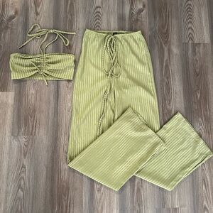 Green Two-Piece Set